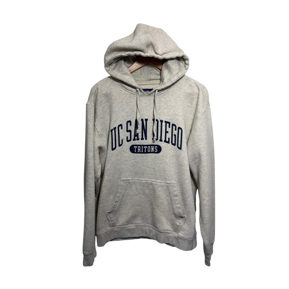 Big Cotton Gear UC San Diego Collegiate Hoodie Womens Grey Large Tritons